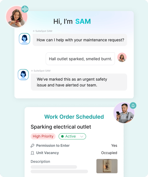 SAM™ Maintenance Request