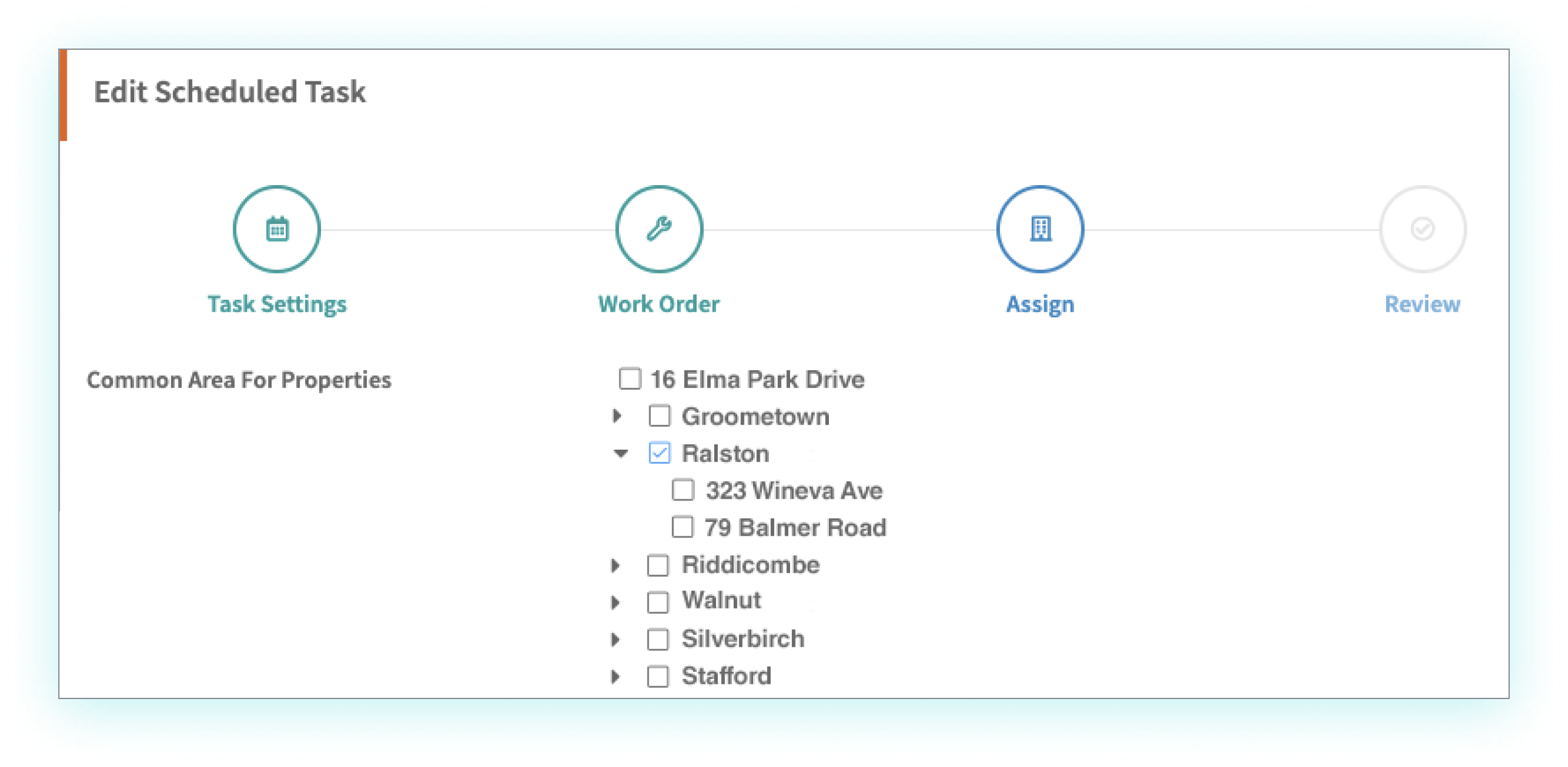 Desktop - edit scheduled task