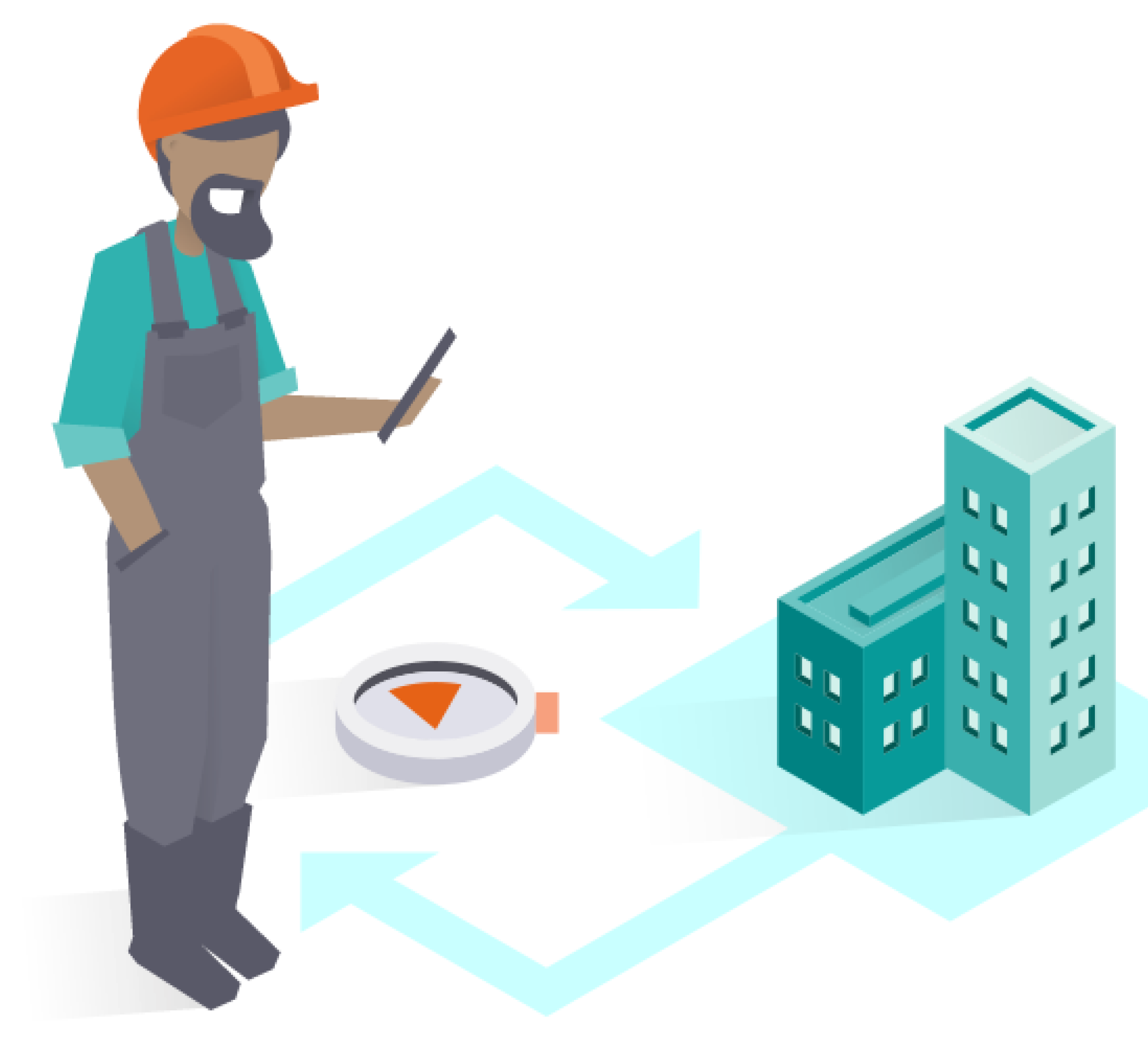 Infographic - construction to cloud to pms