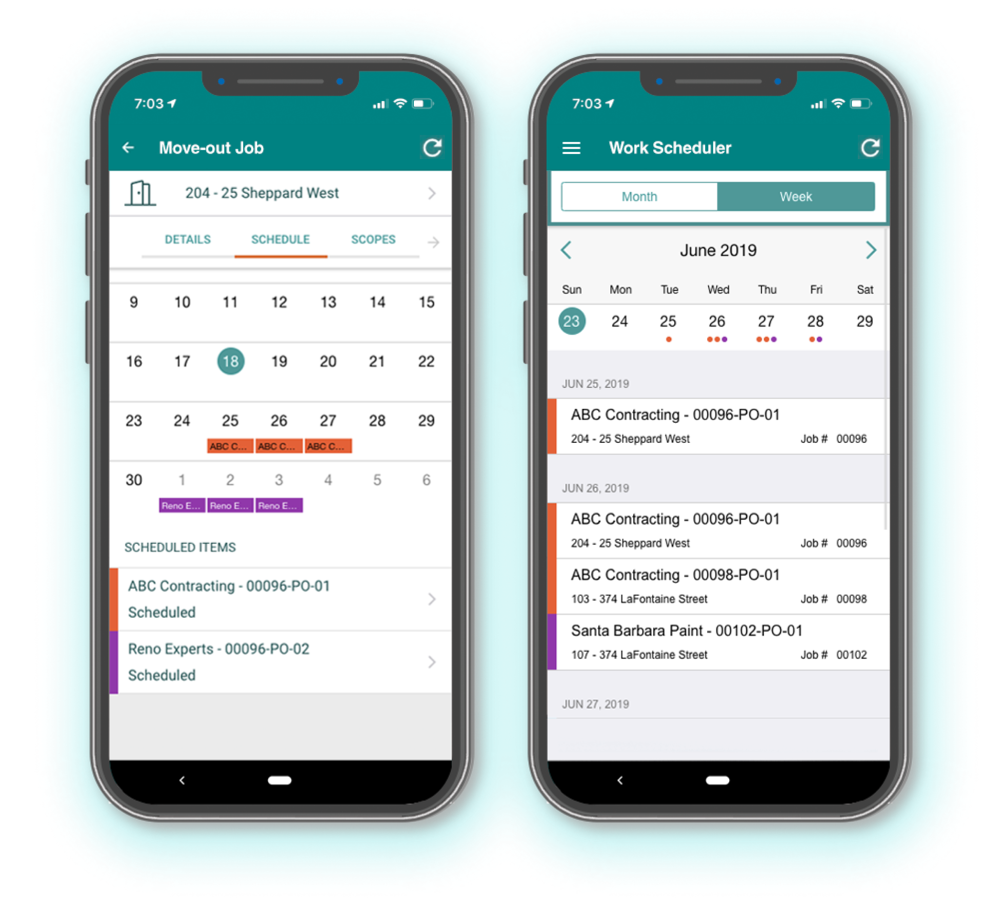 Mobile - smart scheduler